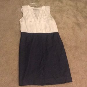 Loft White Spring Dress